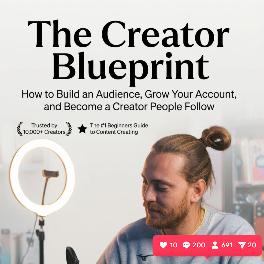 The Creator Blueprint Ebook – #1 Beginner Guide to Content Creation