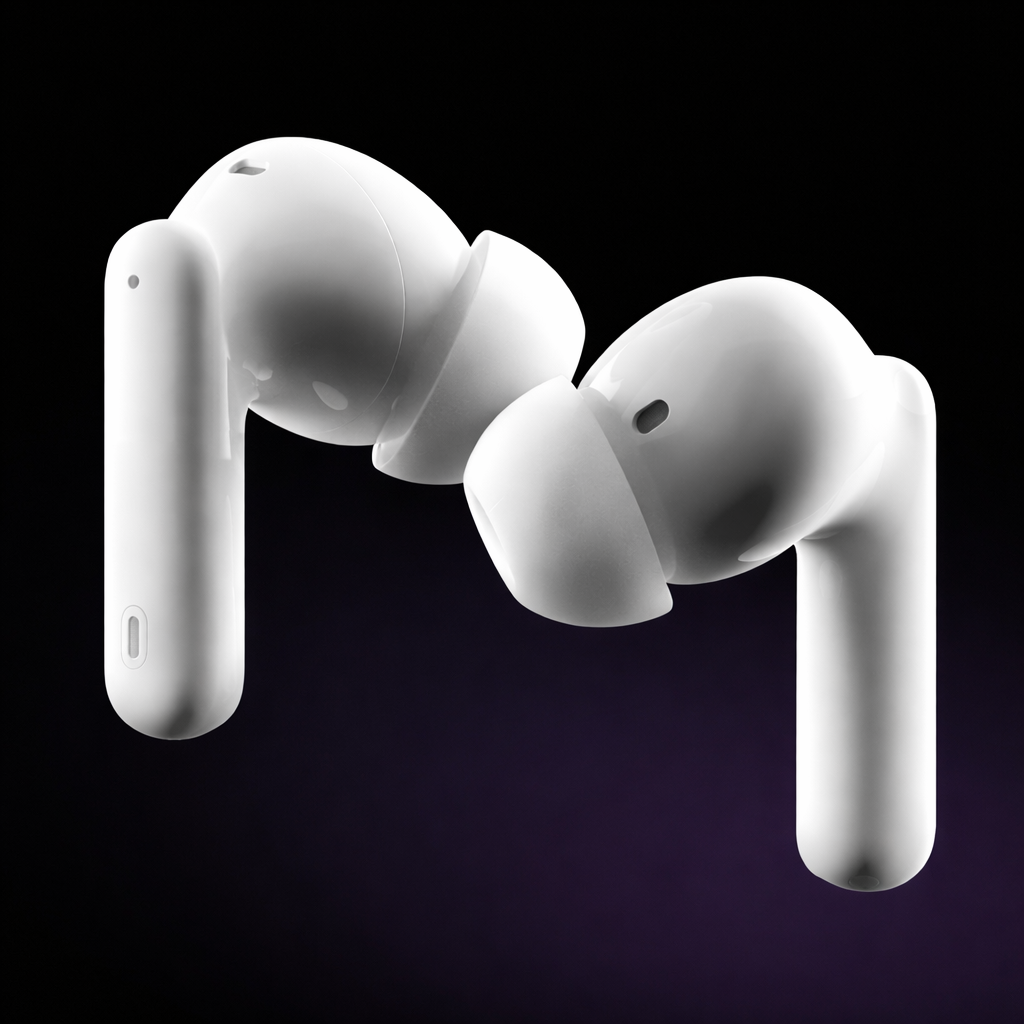 Airtune Wireless Bluetooth Surround Sound Earphones with charging case