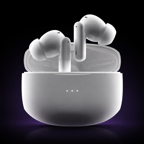 Airtune Wireless Bluetooth Surround Sound Earphones with charging case