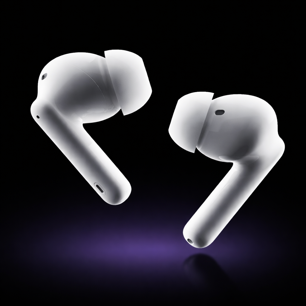 Airtune Wireless Bluetooth Surround Sound Earphones with charging case